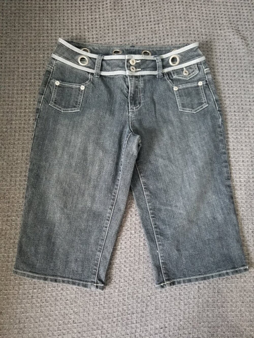 Baccini Capri Jean Bermuda Shorts Women's 10